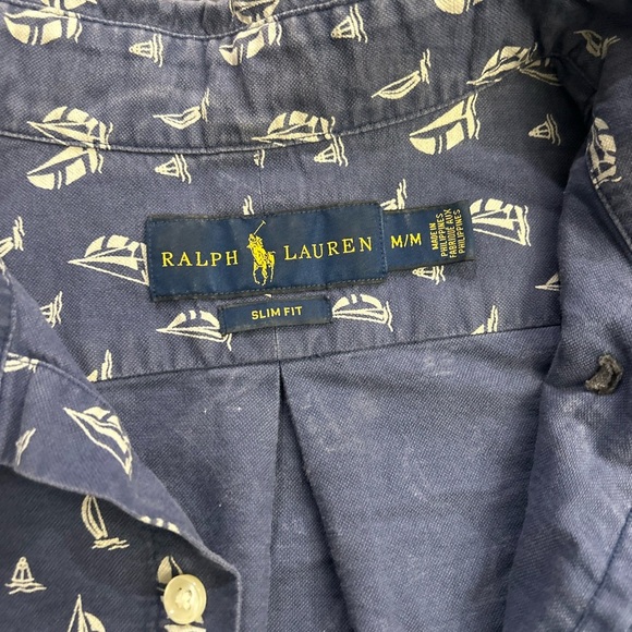 Ralph Lauren Sailor SS Button down - Picture 2 of 3